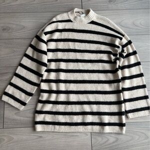 H&M Striped Knit Sweater Dress